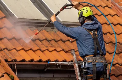 Démoussage et hydrofuge de toiture à Saint-Gibrien